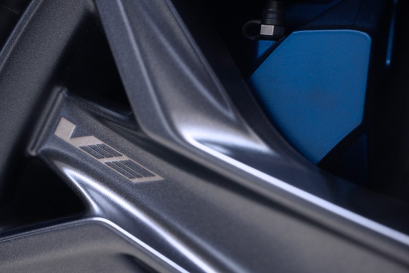 Close-up of the 2026 OPTIQ-V Brembo Performance Front Brakes | Reliable Cadillac in Roseville CA